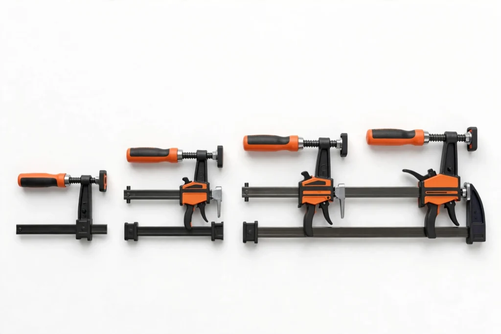 ClampForce 4-Pc Bar Clamp Set